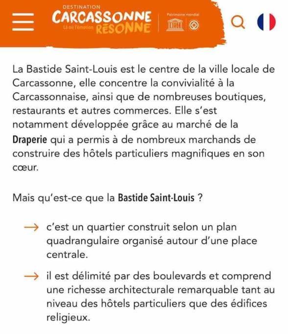 * Le Mistral De Chloe * Leilighet Carcassonne Eksteriør bilde
